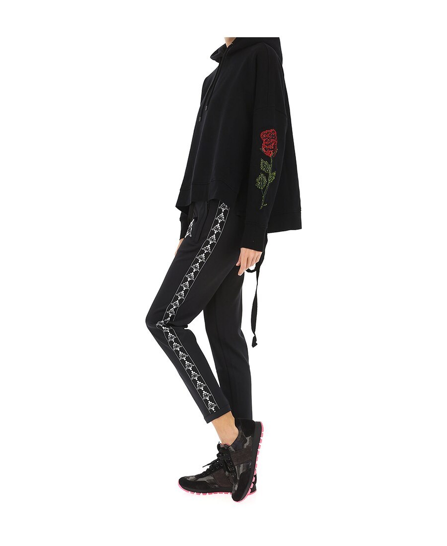 Marcelo Burlon County Of Milan Marcelo Burlon X Kappa Sweatpants In Black