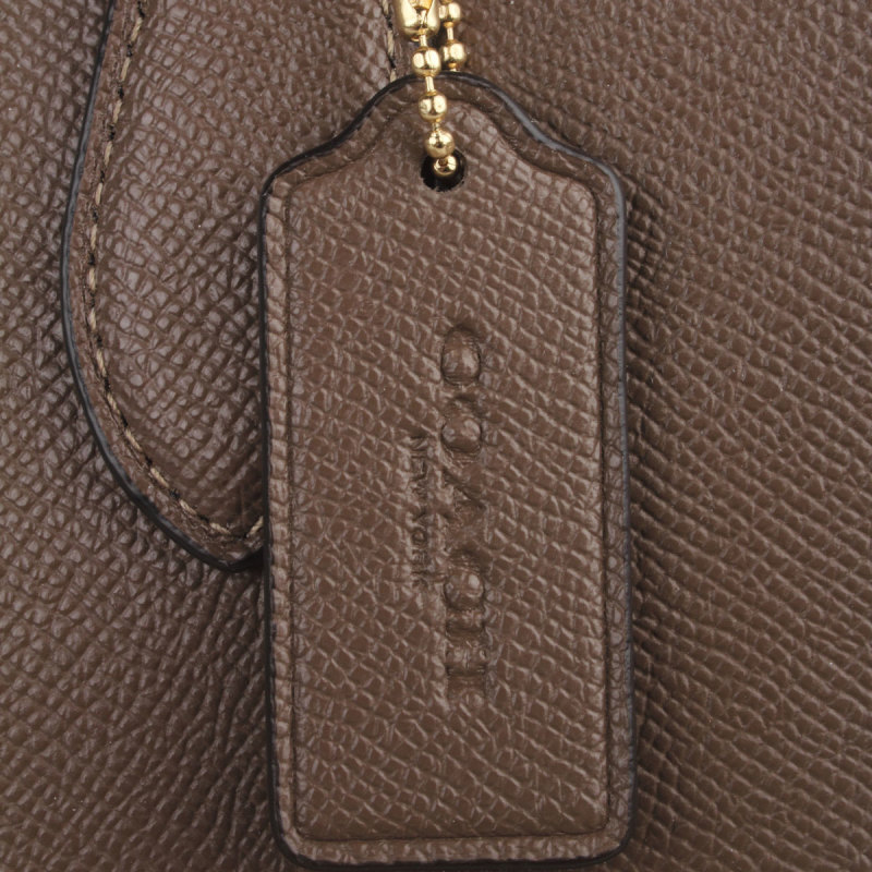 Coach Double Handle Shoulder Bag In Brown