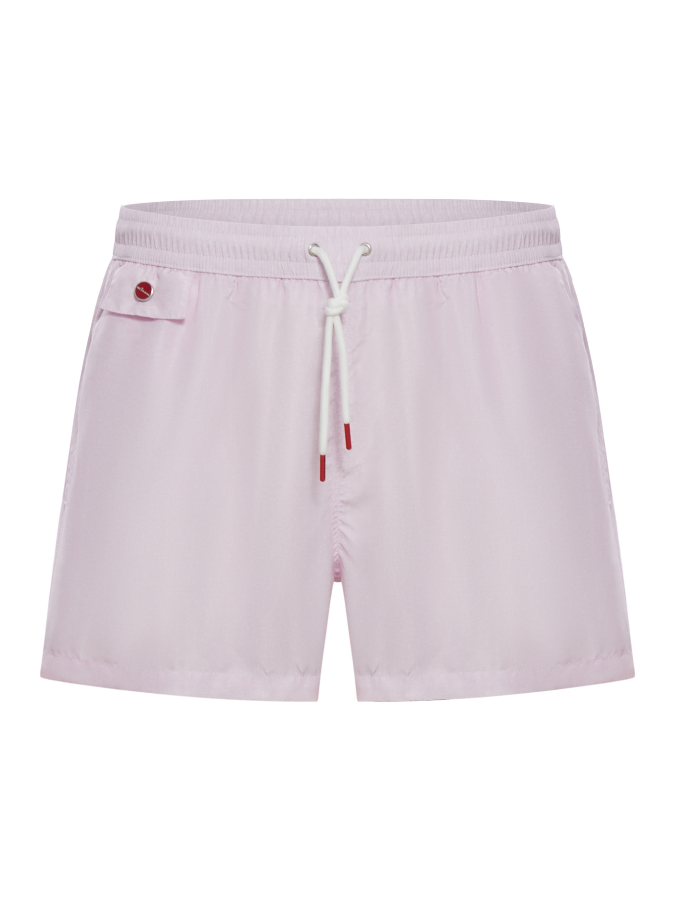 Shop Kiton Drawstring Swim Shorts In White
