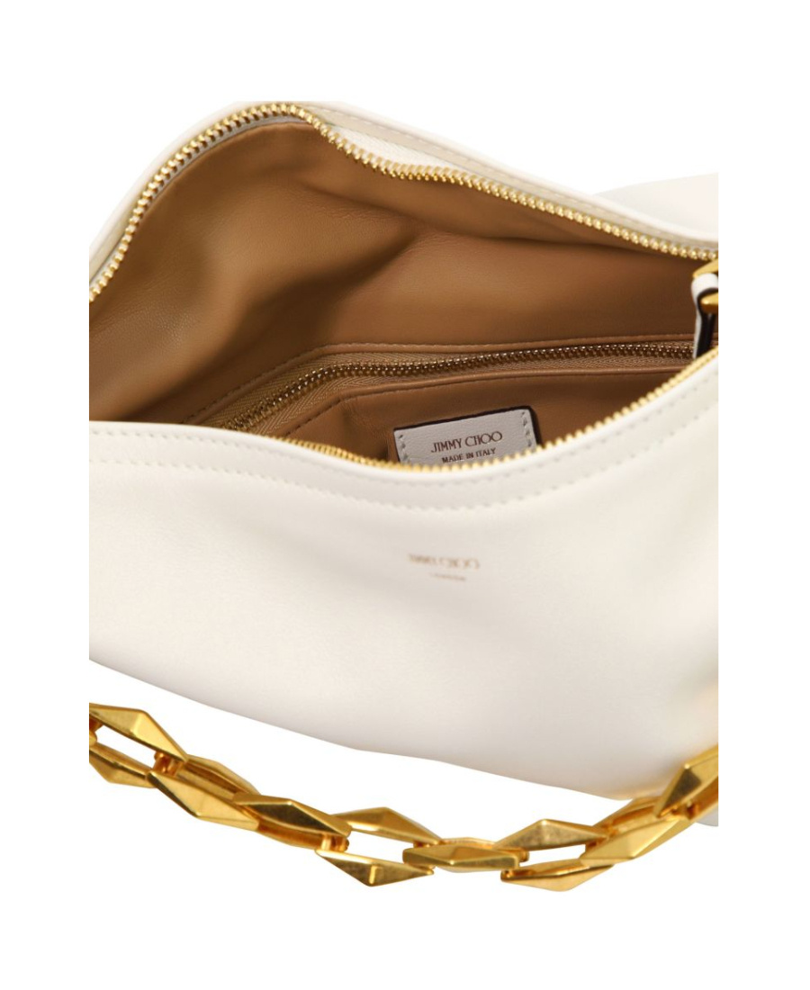 Jimmy Choo Diamond Shoulder Bag In Gray
