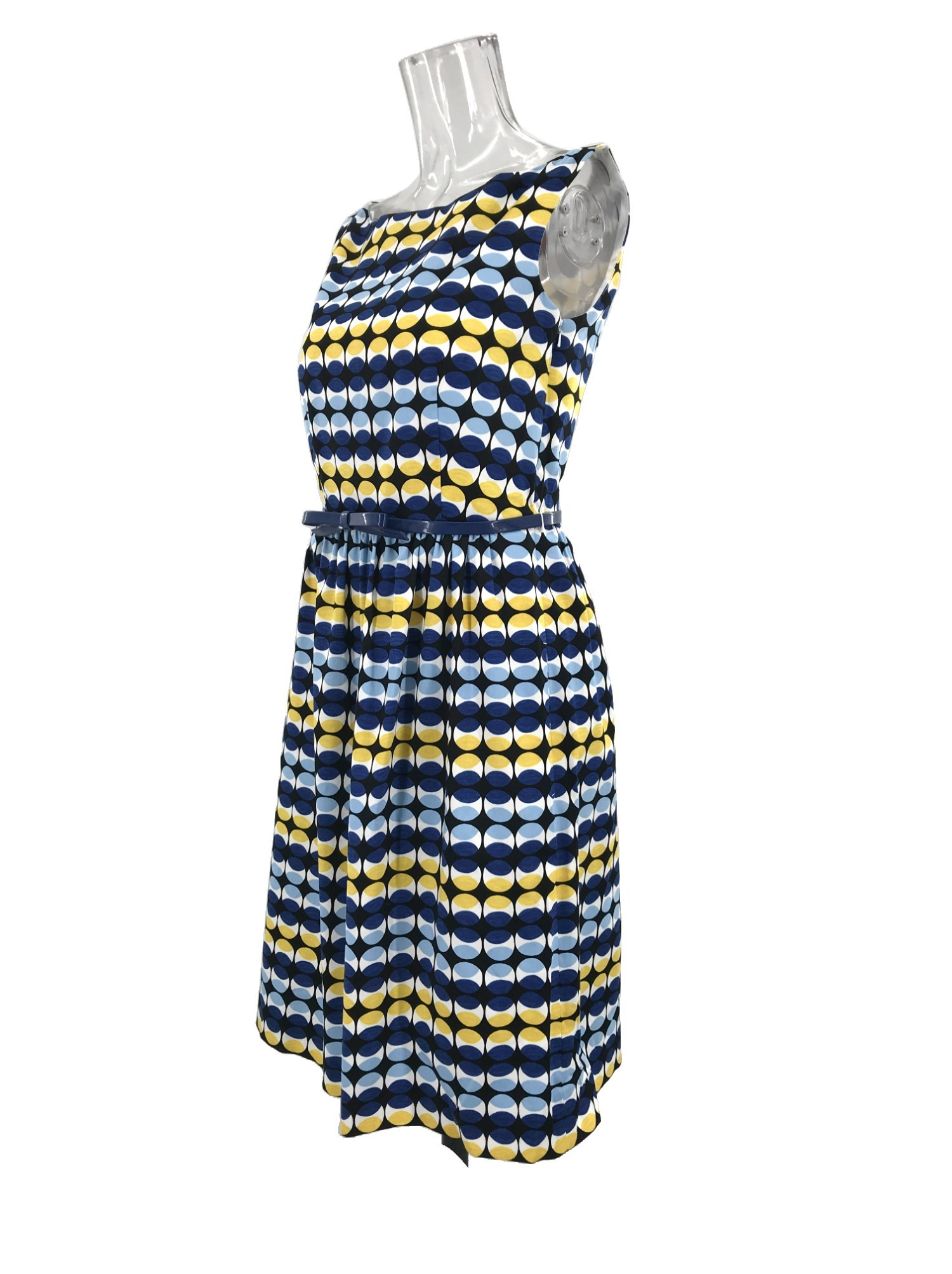 Max Mara Sleeveless Dress In Multicolor
