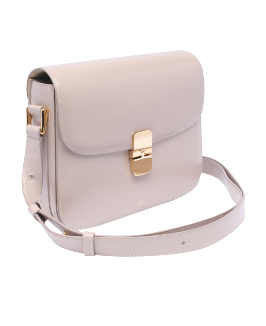 Apc A.p.c. Grace Foldover Shoulder Bag In Pink