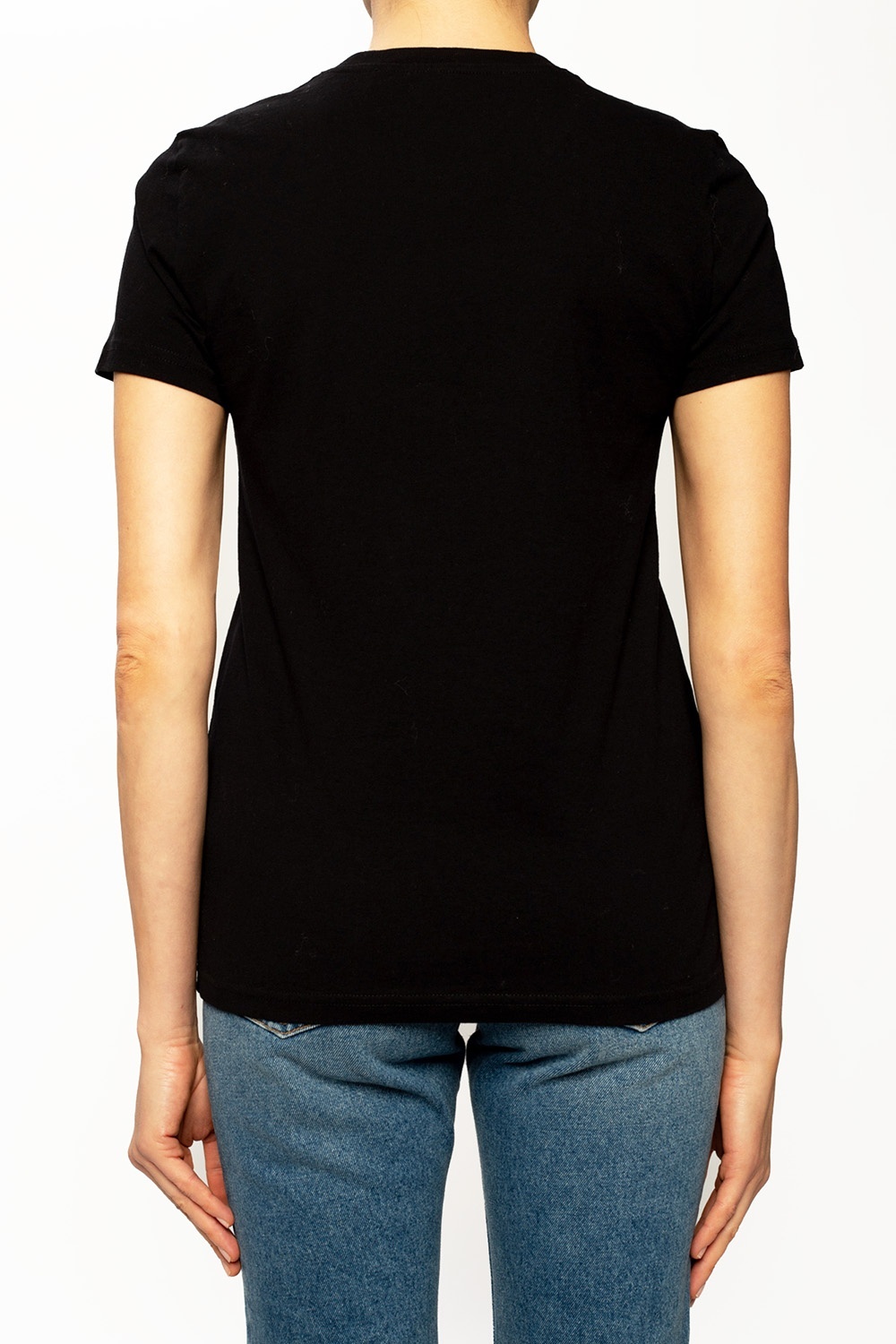 Off-white Logo-print T-shirt In Black