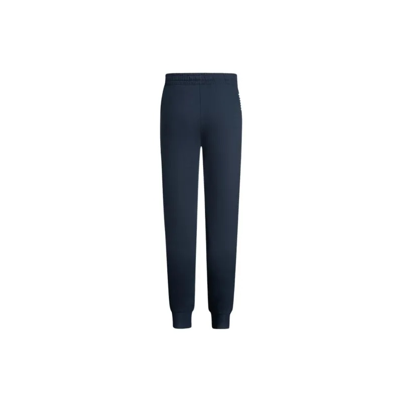 Ea7 Knitted Sweatpants In Blue