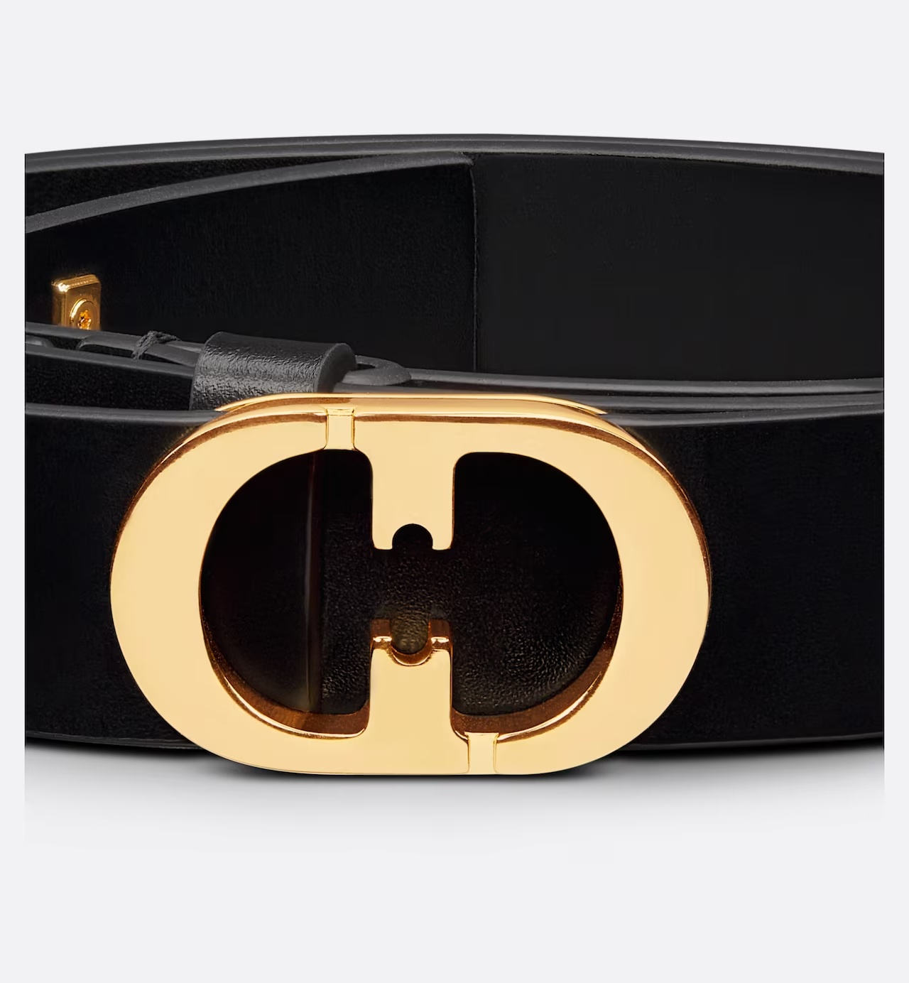 Dior Logo Belt In Black