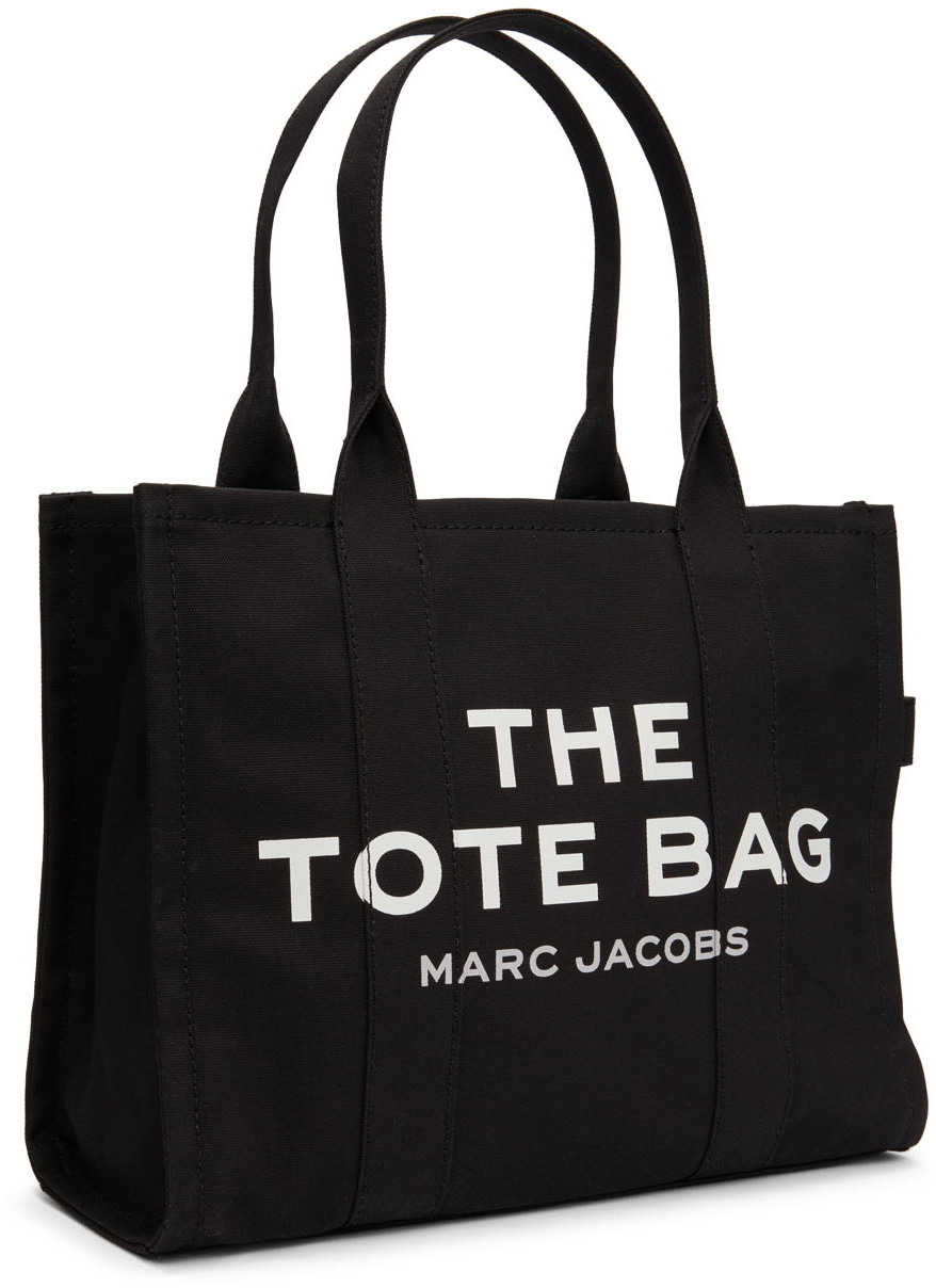 Marc Jacobs Logo Printed Handbag In Black