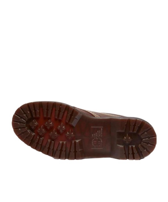 Dr. Martens Lowell Contrast-stitching Derby Shoes In Brown