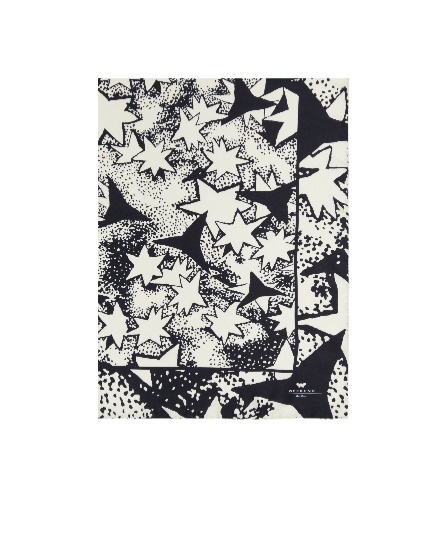 Weekend Max Mara Pattern Silk Scarf In White