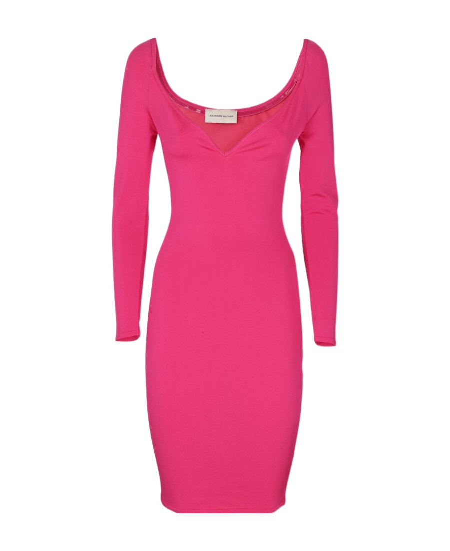 Alexandre Vauthier Fitted Mini Dress In Pink