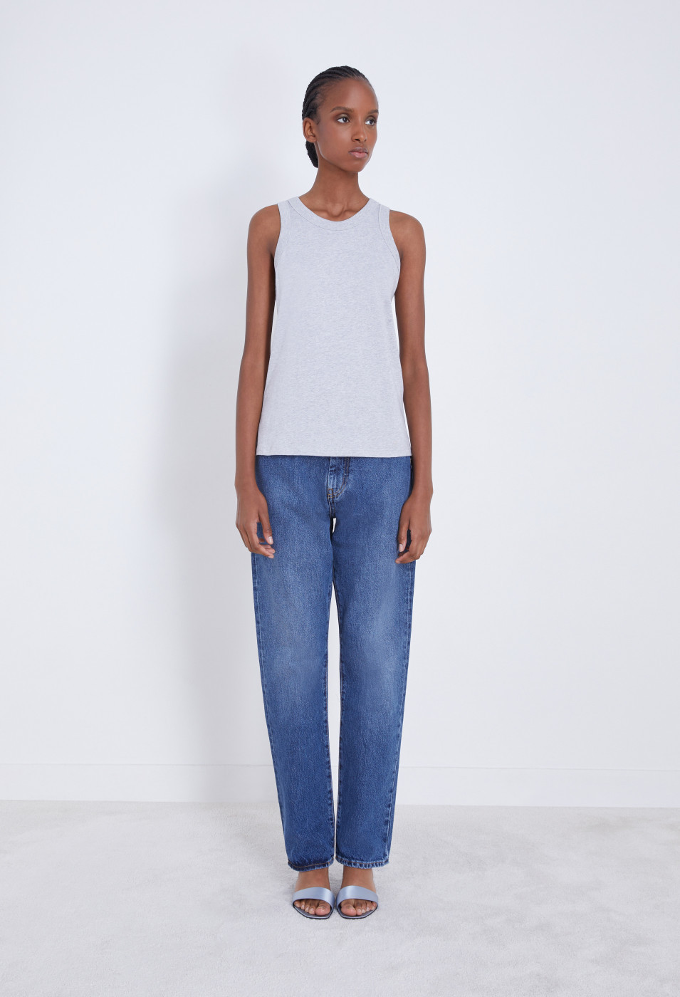 LOULOU STUDIO POSO ROUND NECK VEST
