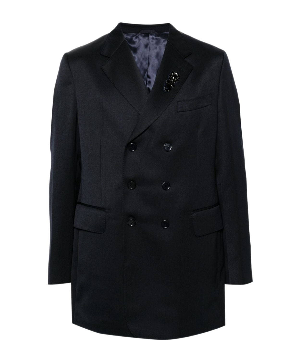 Simone Rocha Long-sleeved Suit Coat In Black
