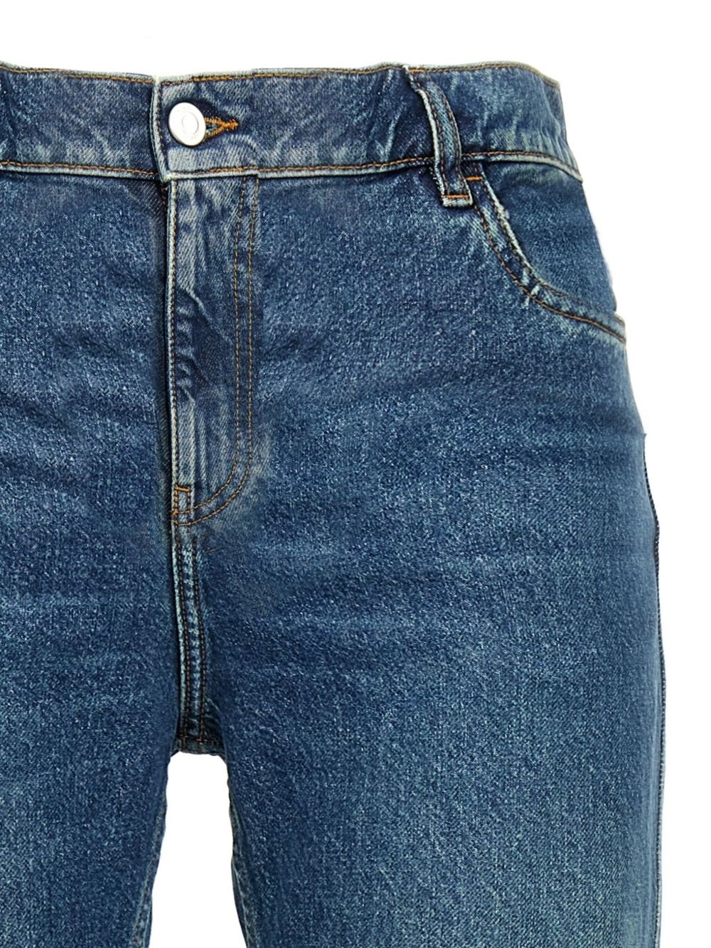 Coperni Denim Trousers With Belt Loops In Blue