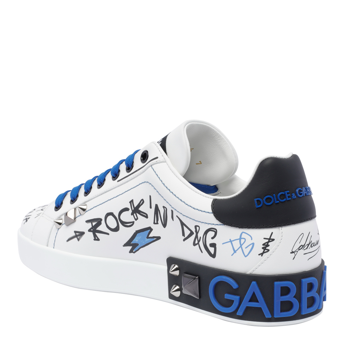 DOLCE & GABBANA LOGO-PRINT SNEAKERS