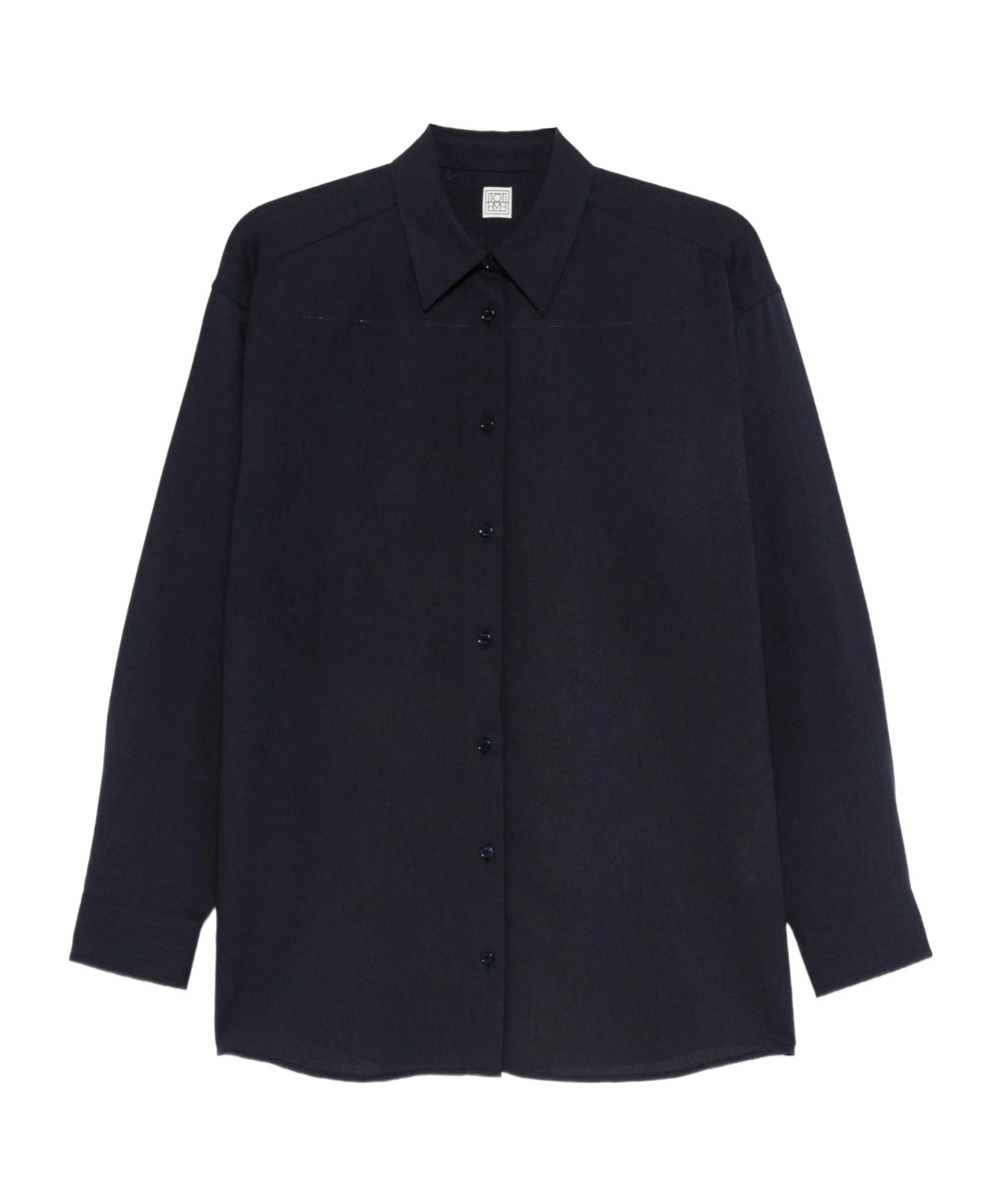 Totême Long-sleeved Shirt In Blue