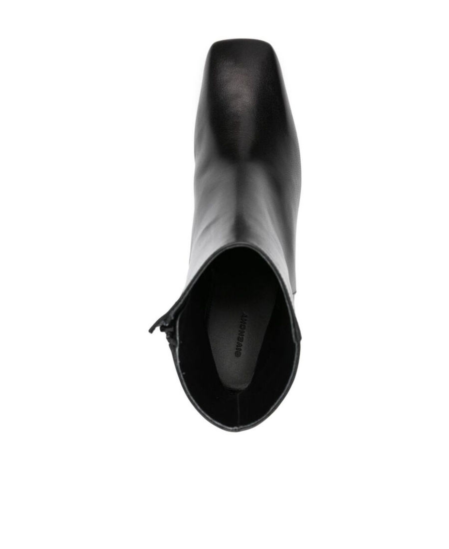 Givenchy G Cube Leather Ankle Boots In Black