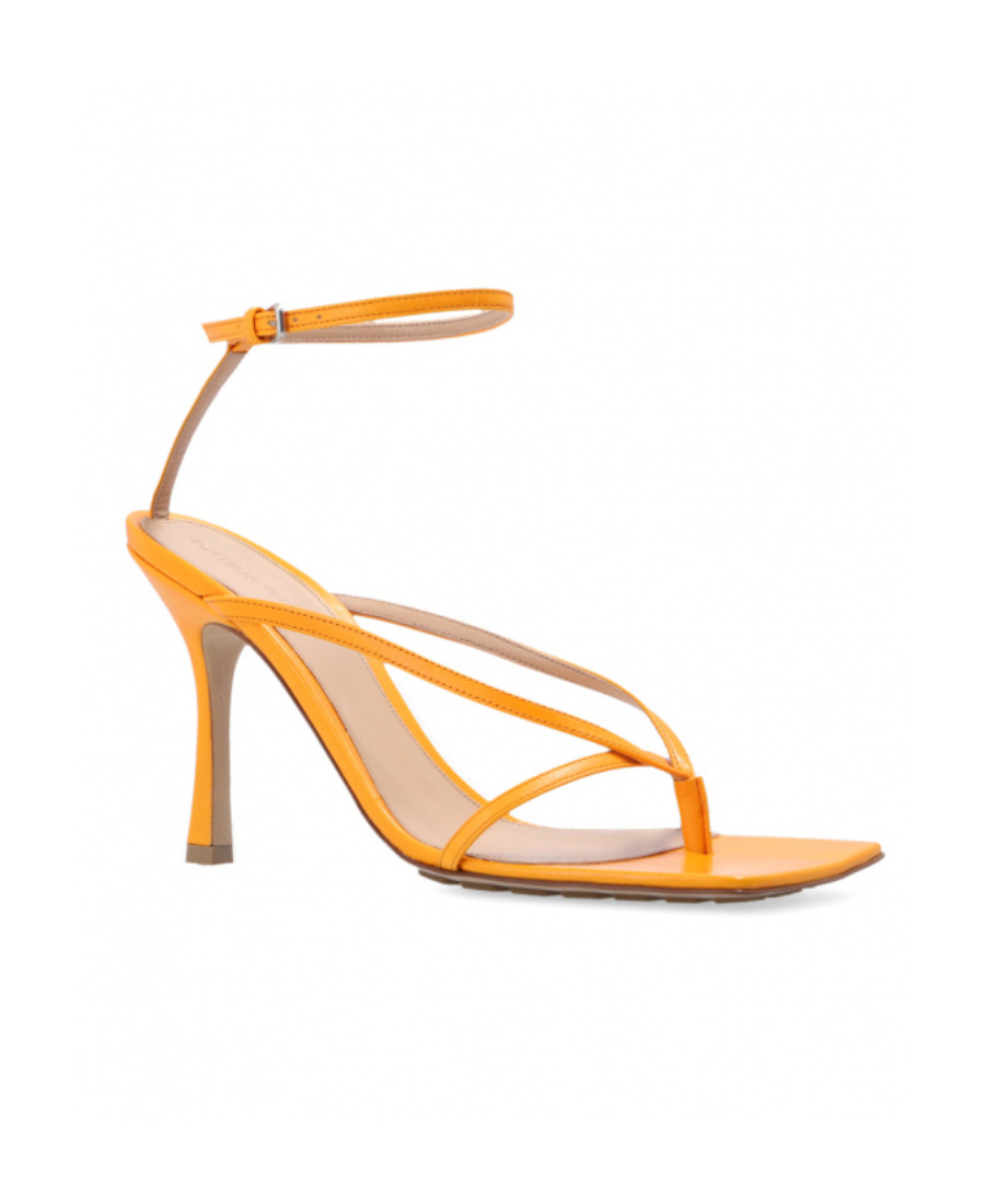 Bottega Veneta Multi Strap Stretch High-heel Sandals In Multicolor