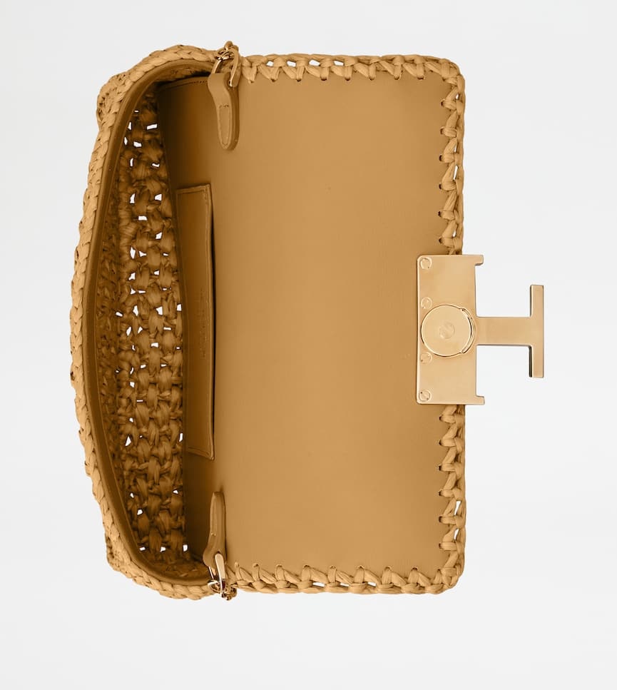 Tod's Mini Raffia Crossbody Bag