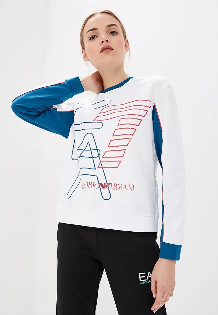 EA7 LOGO SWEATER