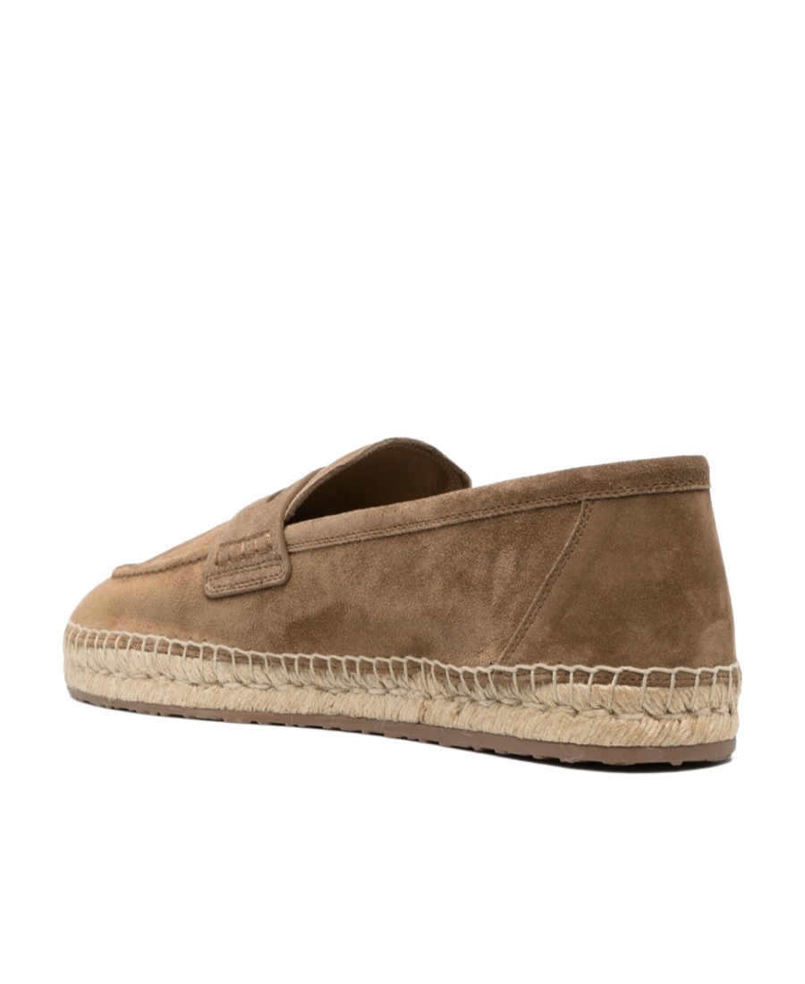 Gianvito Rossi Round-toe Suede Espadrilles In Green