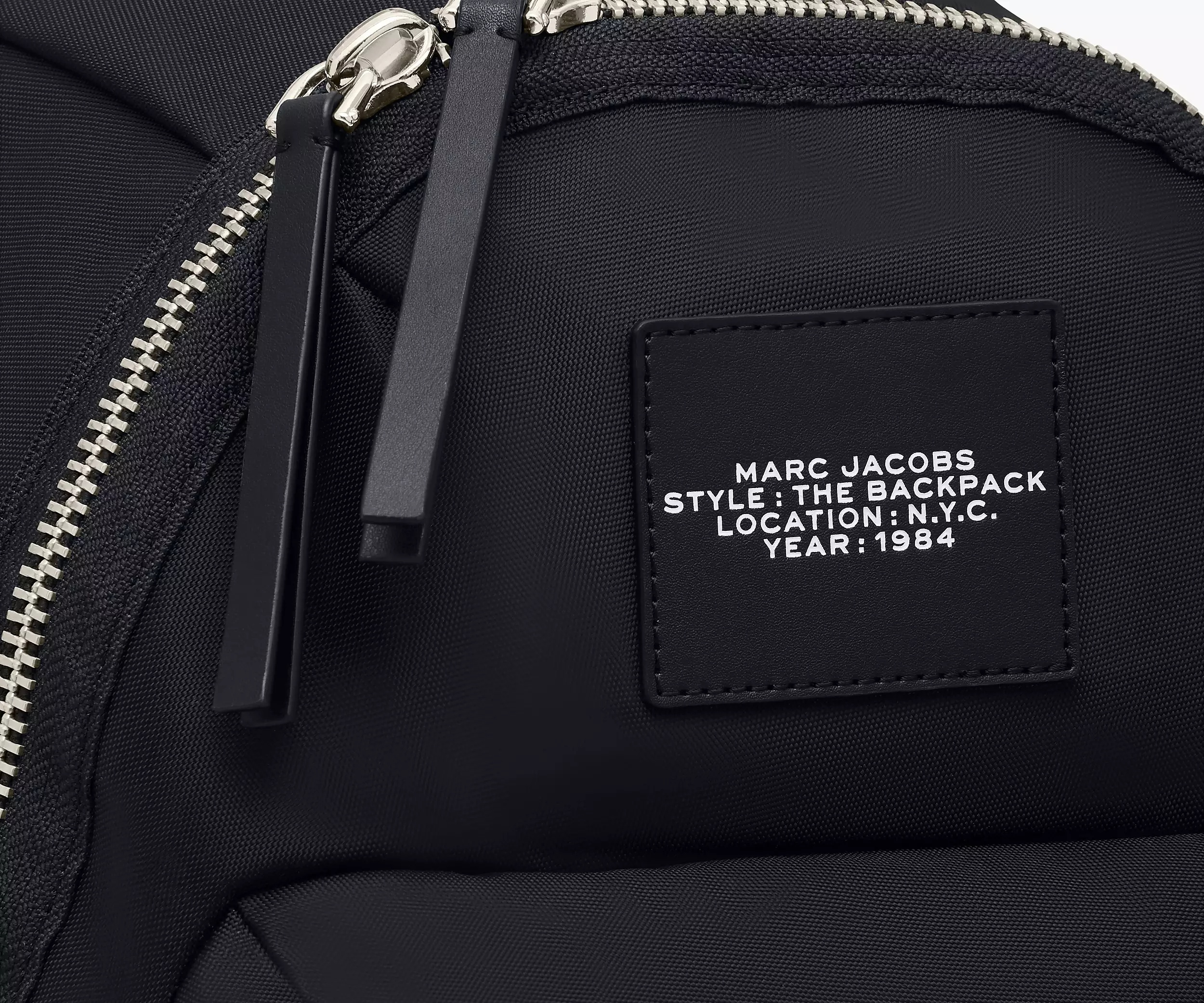 Marc Jacobs The Biker Nylon Medium Backpack Bags In Black