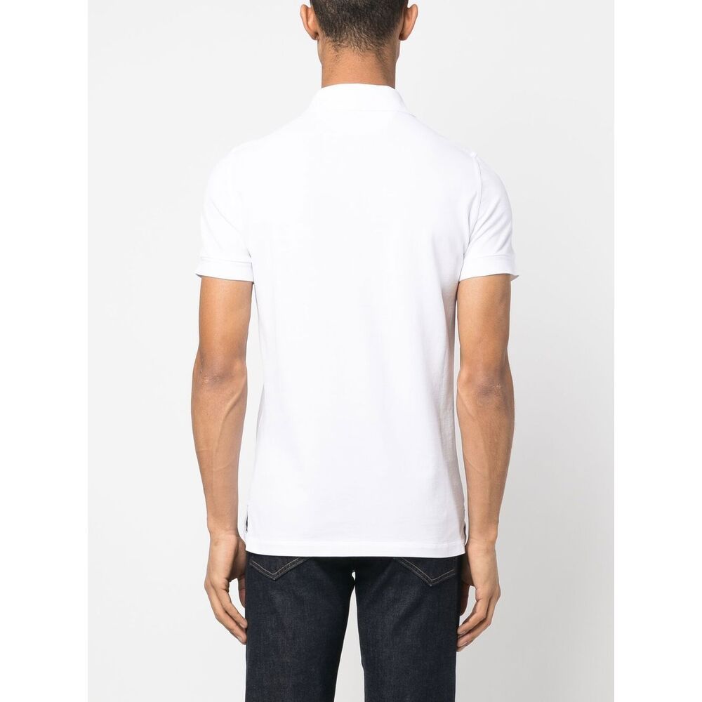 Shop Tom Ford Short-sleeved Polo Shirt In White