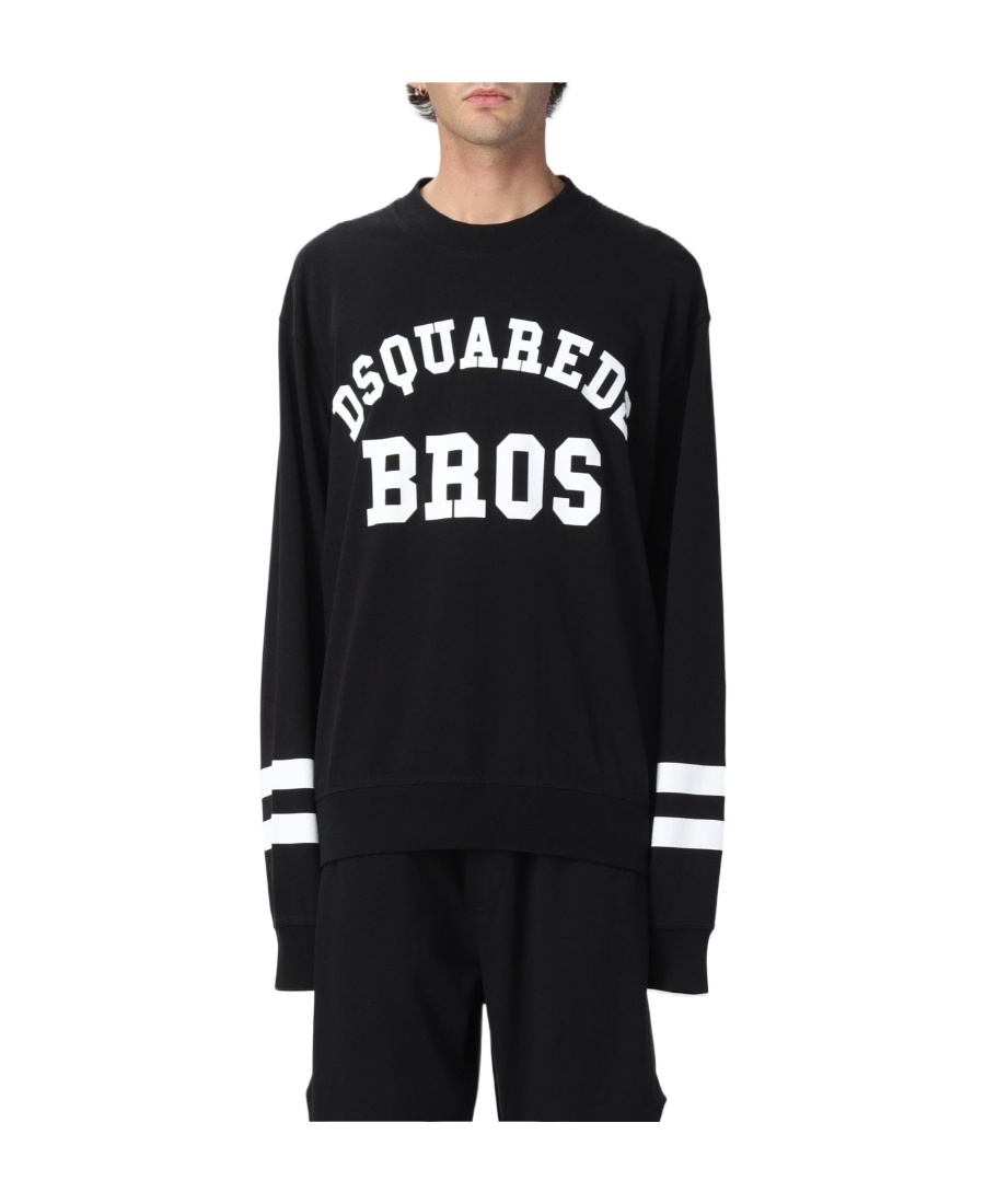 Dsquared2 Logo-print Sweatshirt In Black