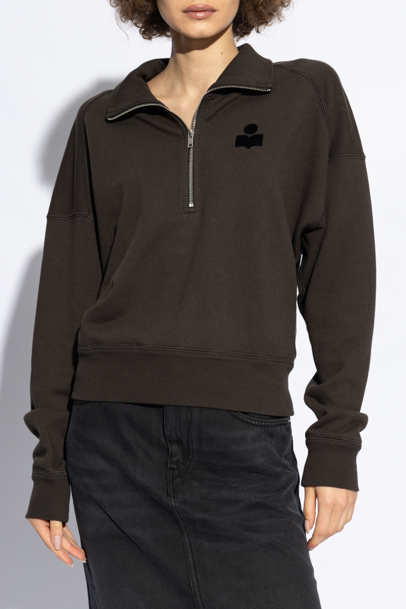 Isabel Marant Étoile Black Ross Sweatshirt In Black