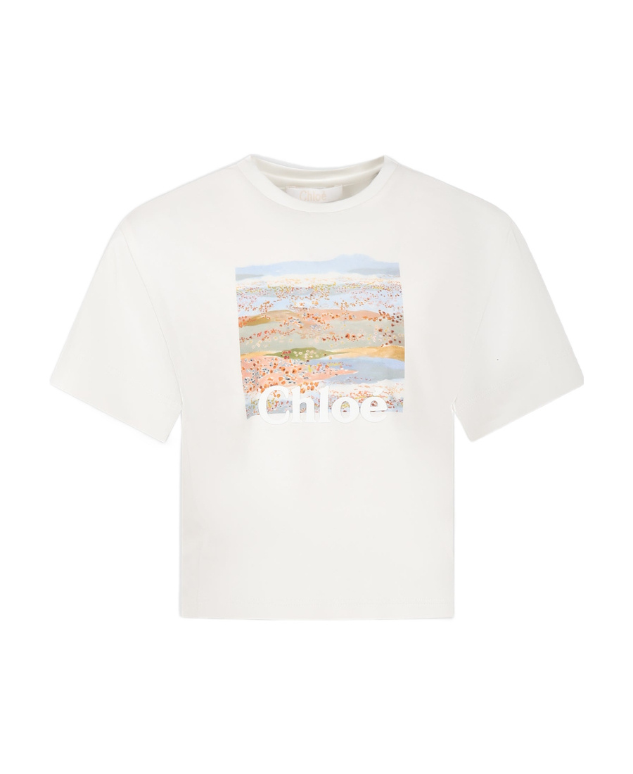 Chloé T-shirt With Logo In White