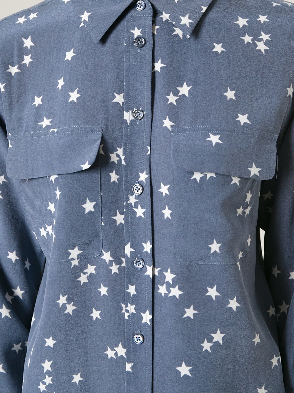 EQUIPMENT SIGNATURE SLIM-FIT SILK SHIRT