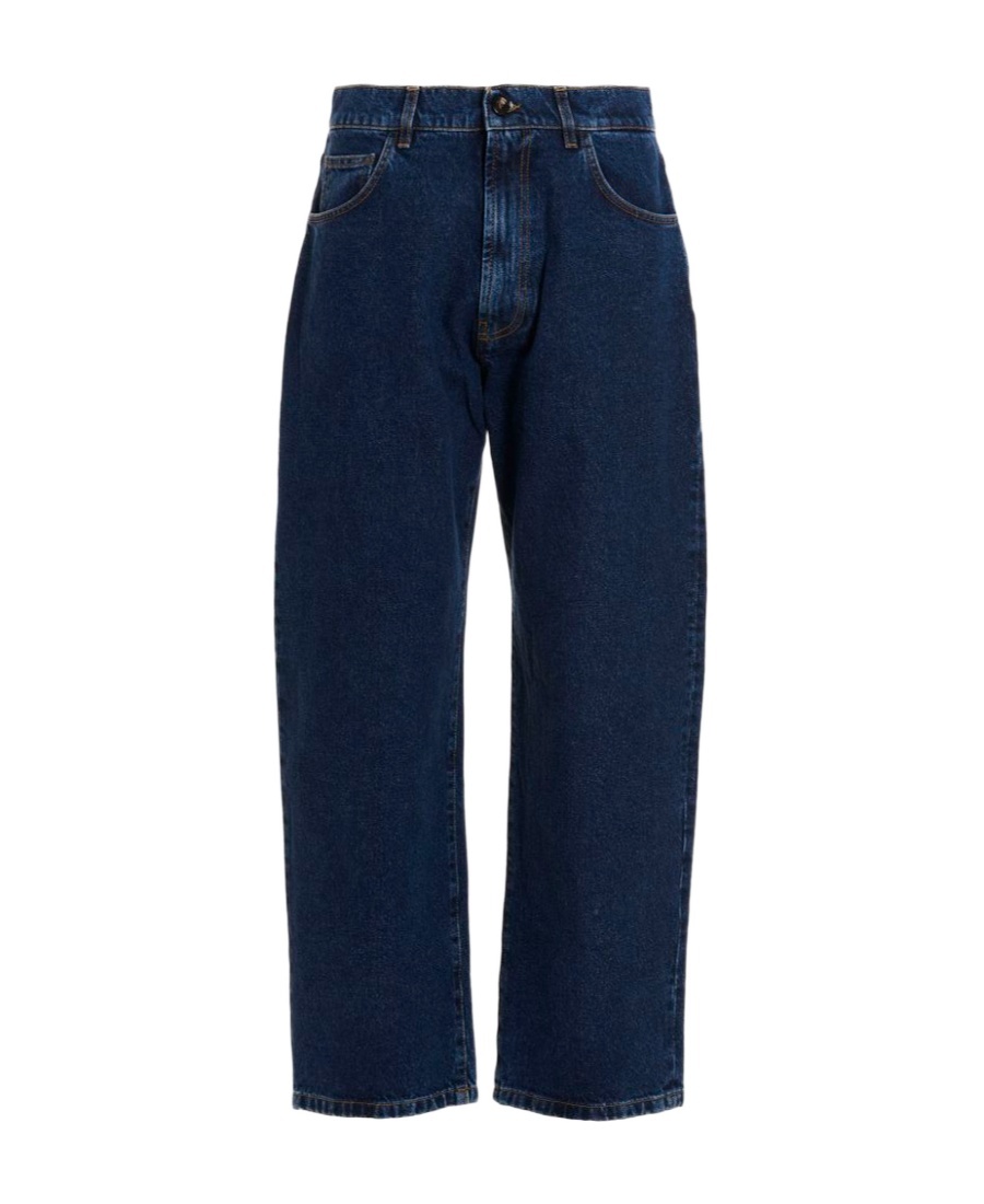 Lc23 Logo Jeans In Black