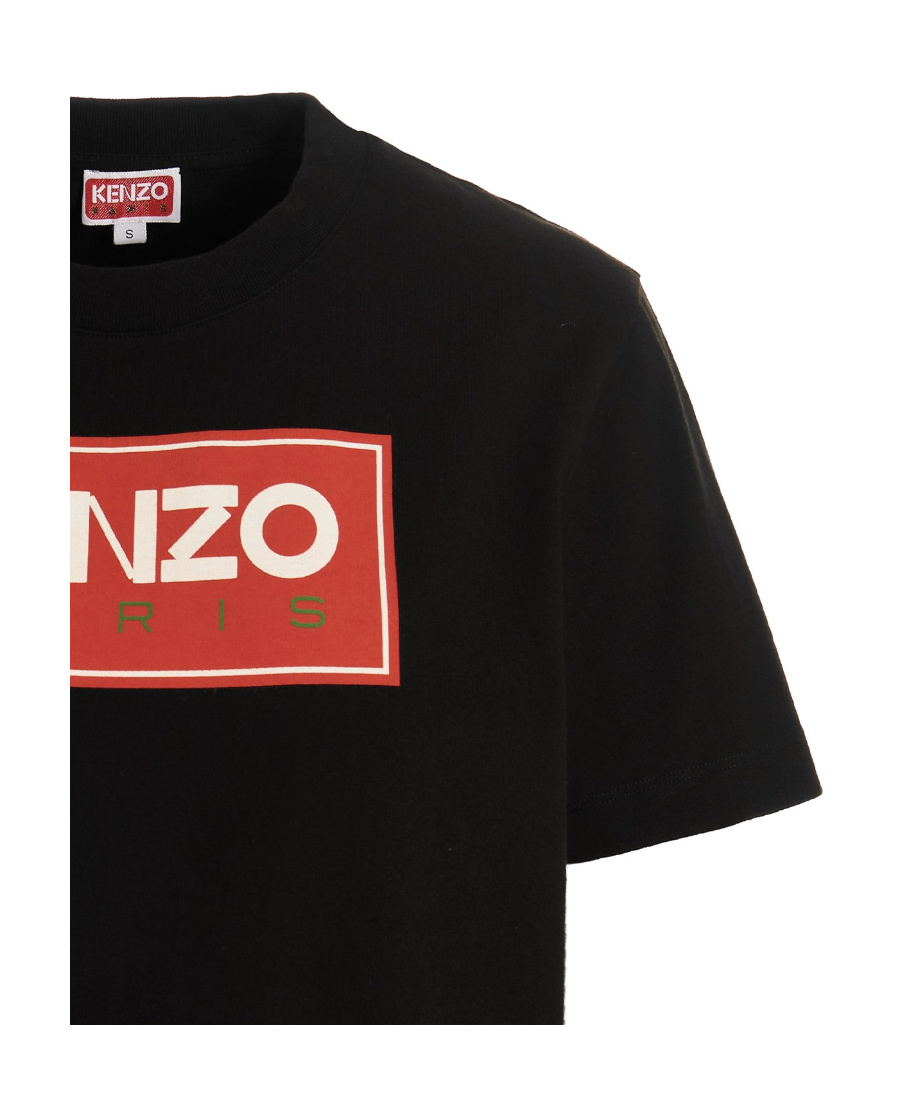 Kenzo Logo-print Cotton T-shirt In Black