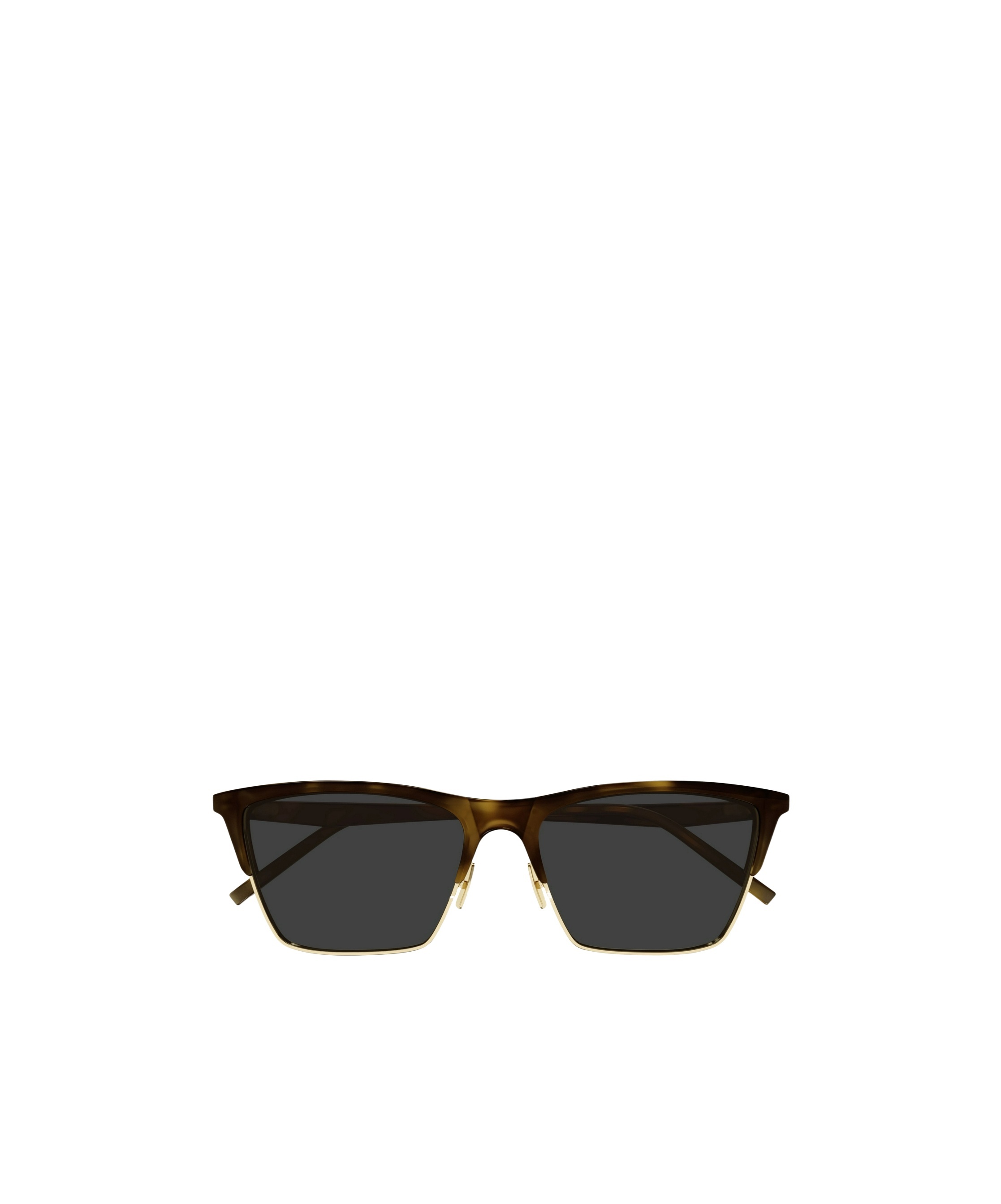 Saint Laurent Logo Sunglasses In Black