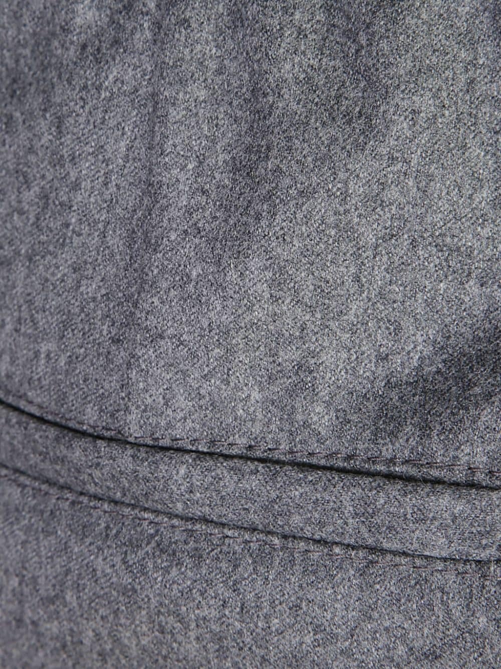 Brunello Cucinelli Pleated Drawstring Trousers In Gray