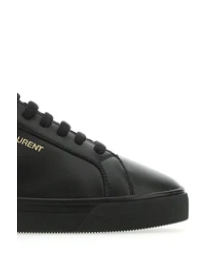 Saint Laurent Andy Low-top Sneakers In Black