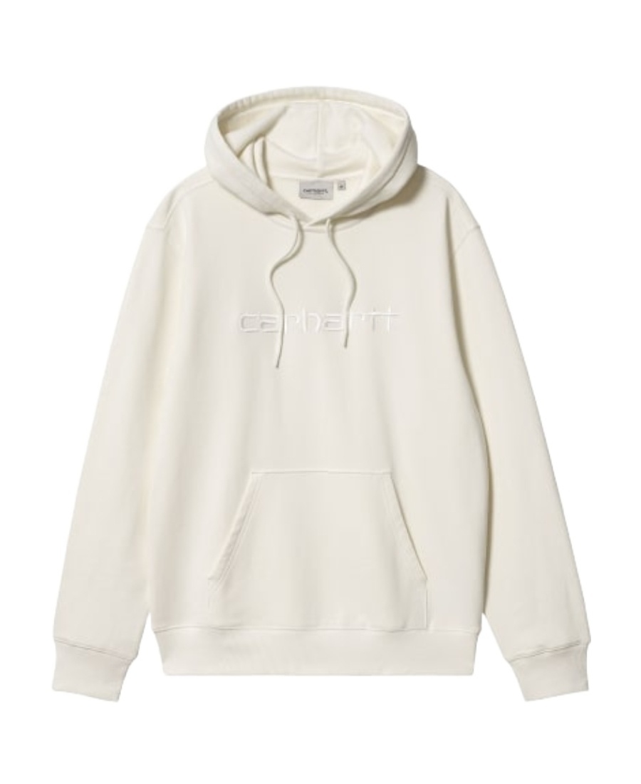 Carhartt Hooded Chase Sweat In White