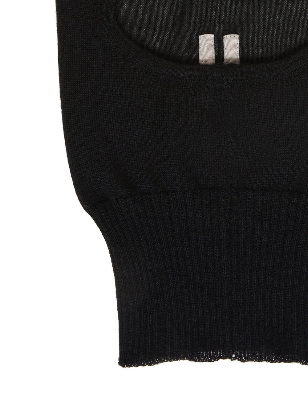 Rick Owens Mesh Skull Hat Eye Openings In Black