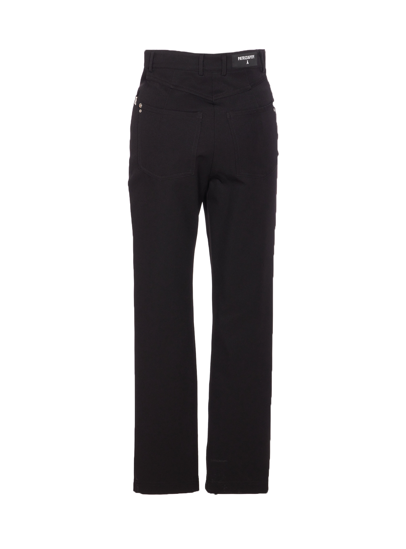 Patrizia Pepe Slim Fit Pants In Black