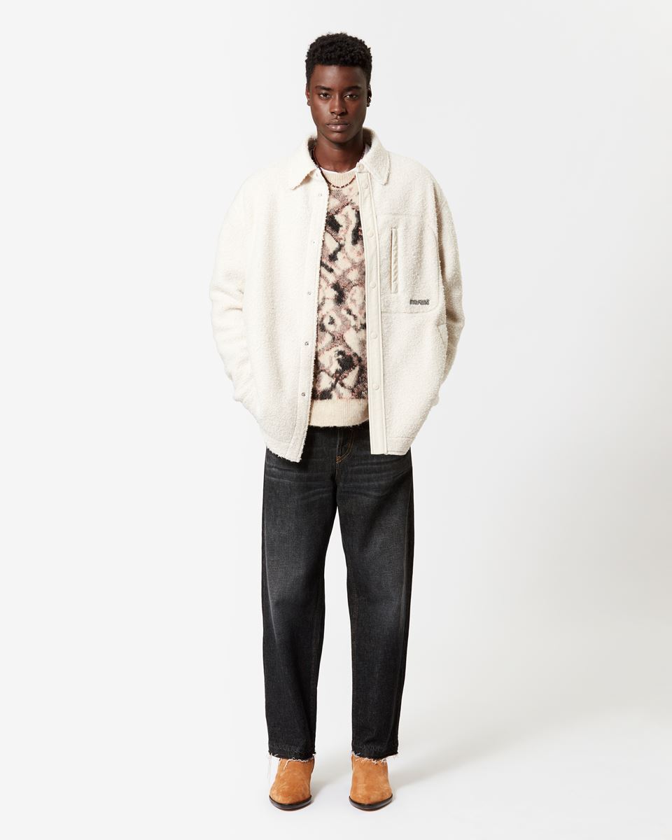 Isabel Marant Long-sleeved Button Jacket In White