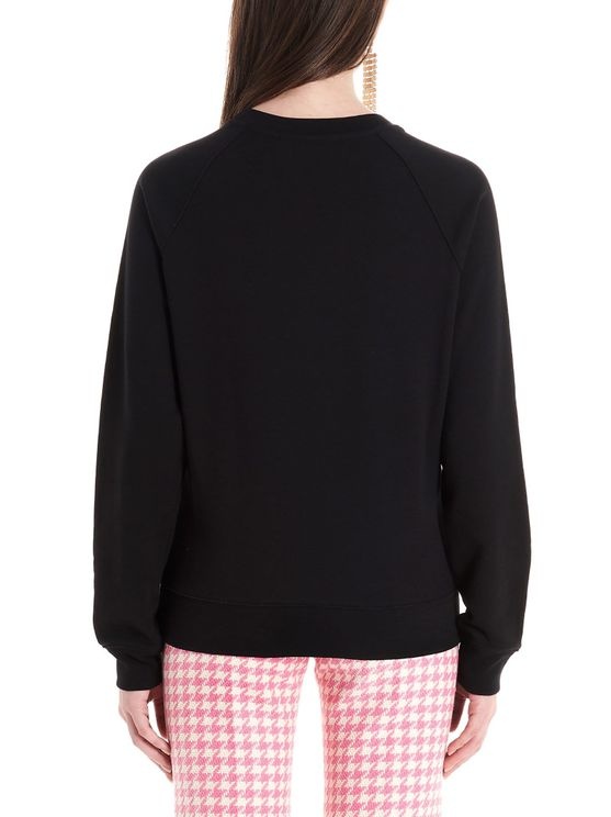 Msgm Relaxed-fit Sweatshirt With Raglan Sleeves In Black