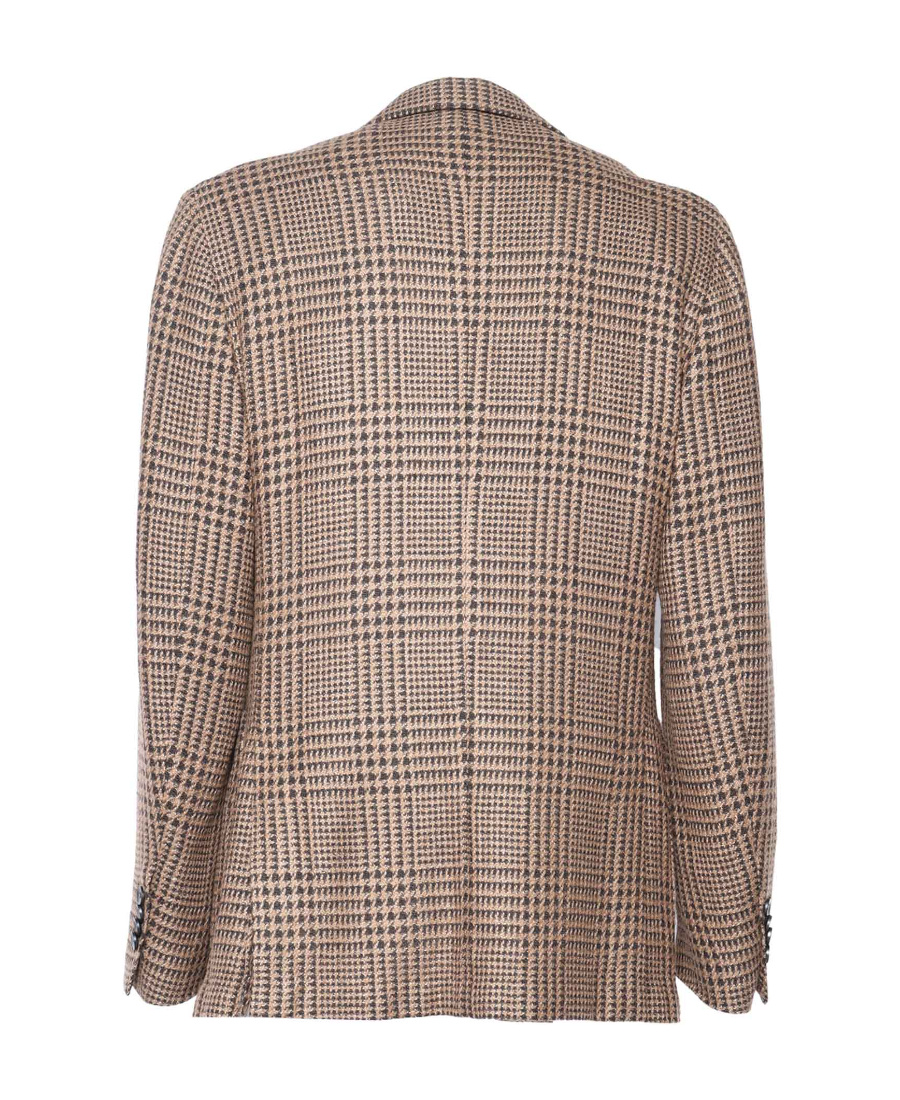 Lardini Houndstooth Jacket In Multicolor