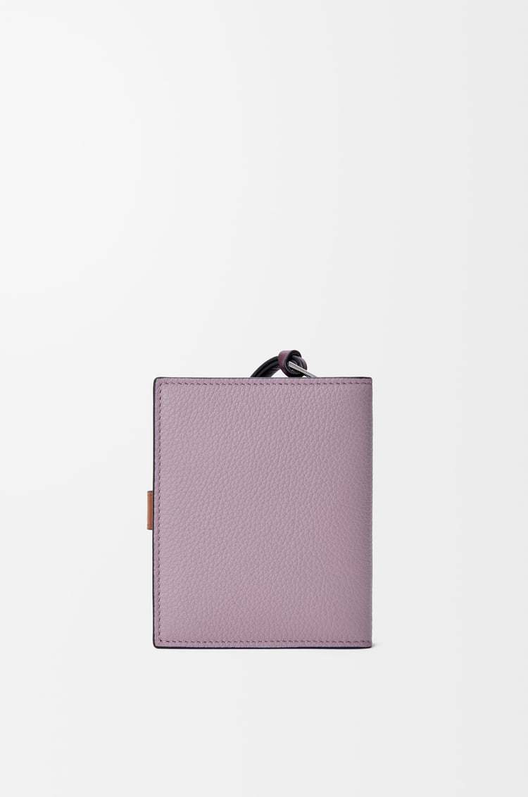 Loewe Compact Zip Wallet In Soft Grained Calfskin In Purple