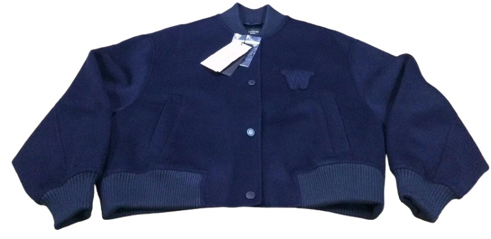 Weekend Max Mara Long-sleeved Casual Jacket In Blue