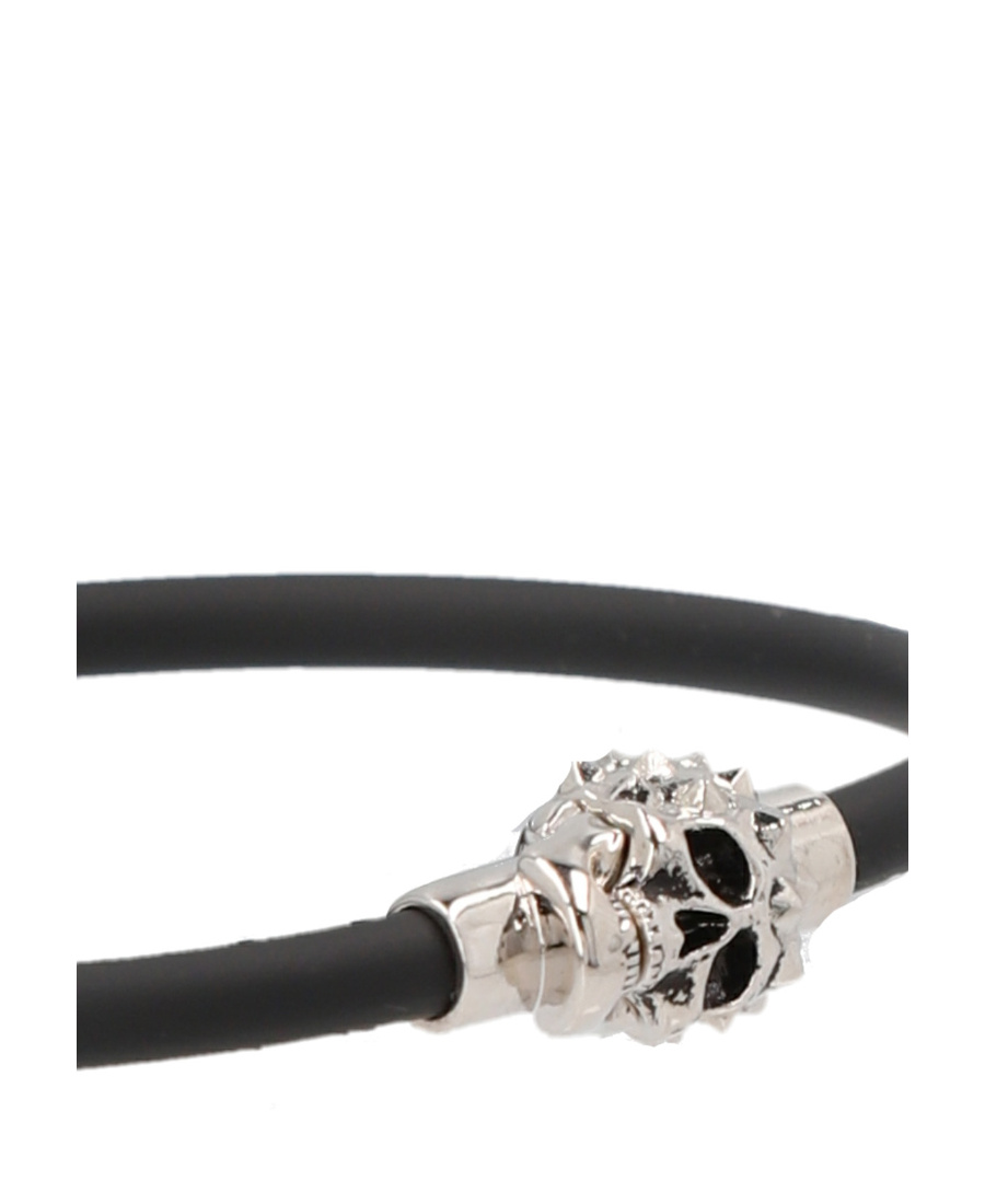 ALEXANDER MCQUEEN SKULL-STUD TUBULAR BRACELET