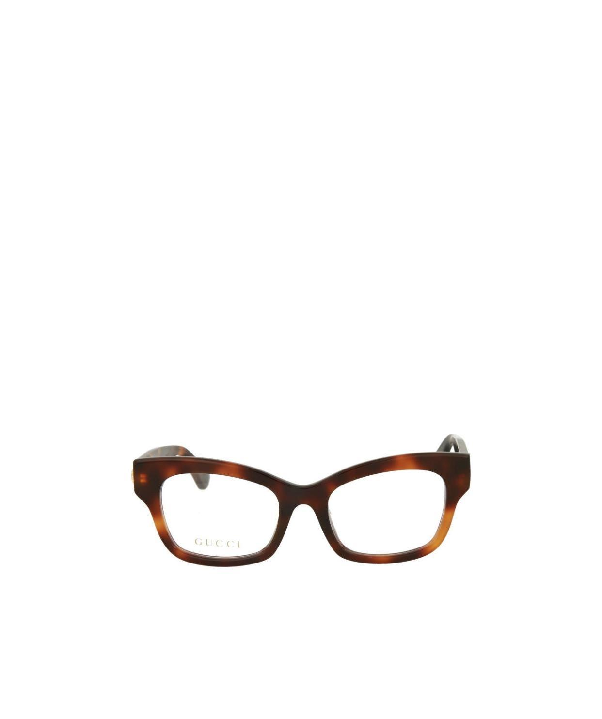 Gucci Logo Flat Mirror In Brown