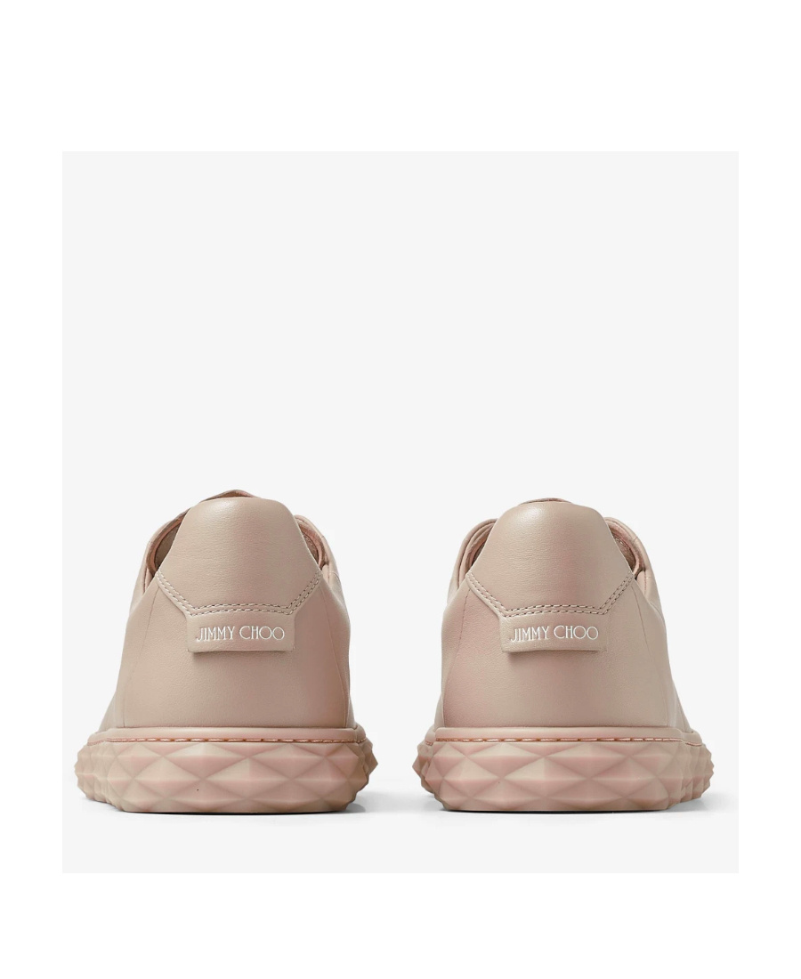 Jimmy Choo Logo Straps Casual Sneakers In Nude