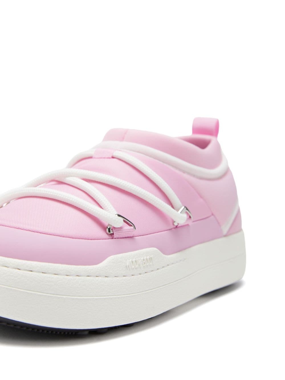 Moon Boot Park Icon Logo-print Sneakers In White