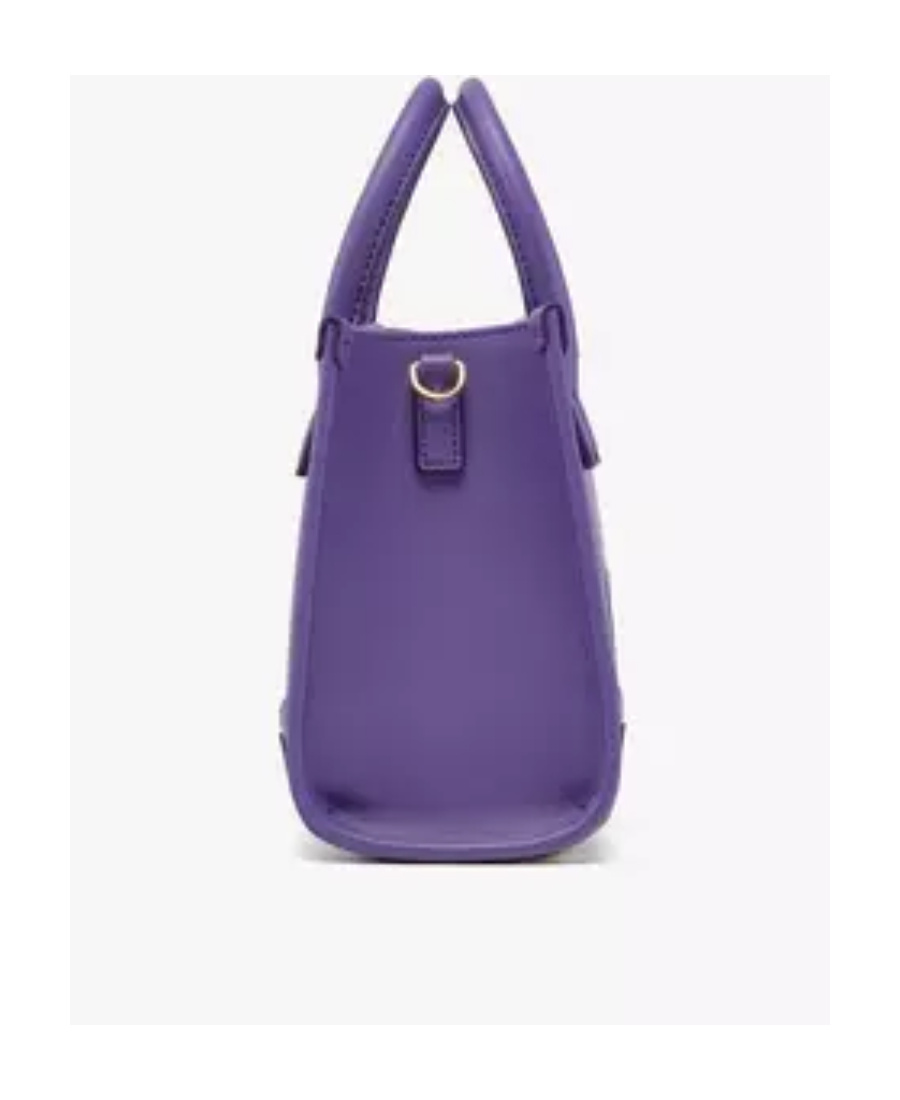 MCM LOGO-EMBOSSED LEATHER TOTE BAG