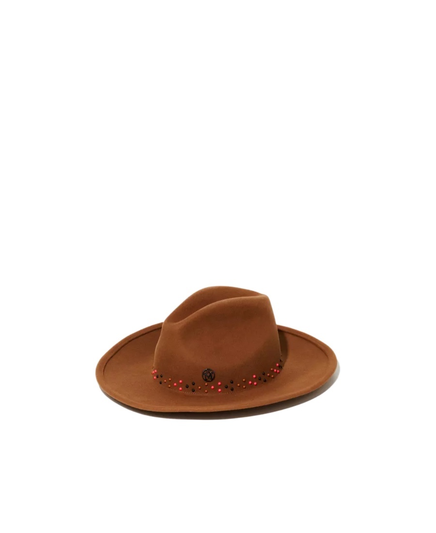 MAISON MICHEL LOGO HAT 