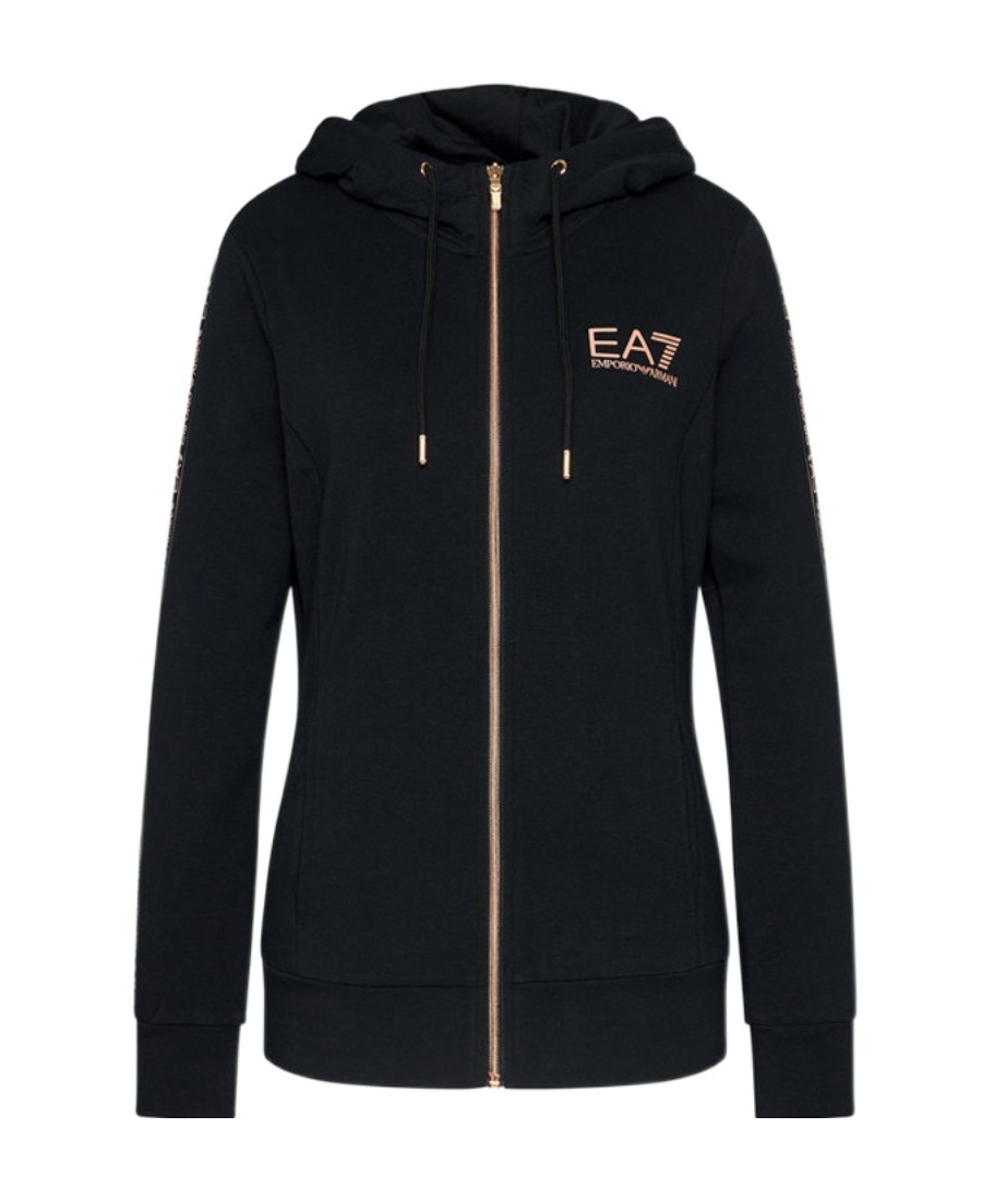 EA7 ZIP-THROUGH HOODED JACKET 