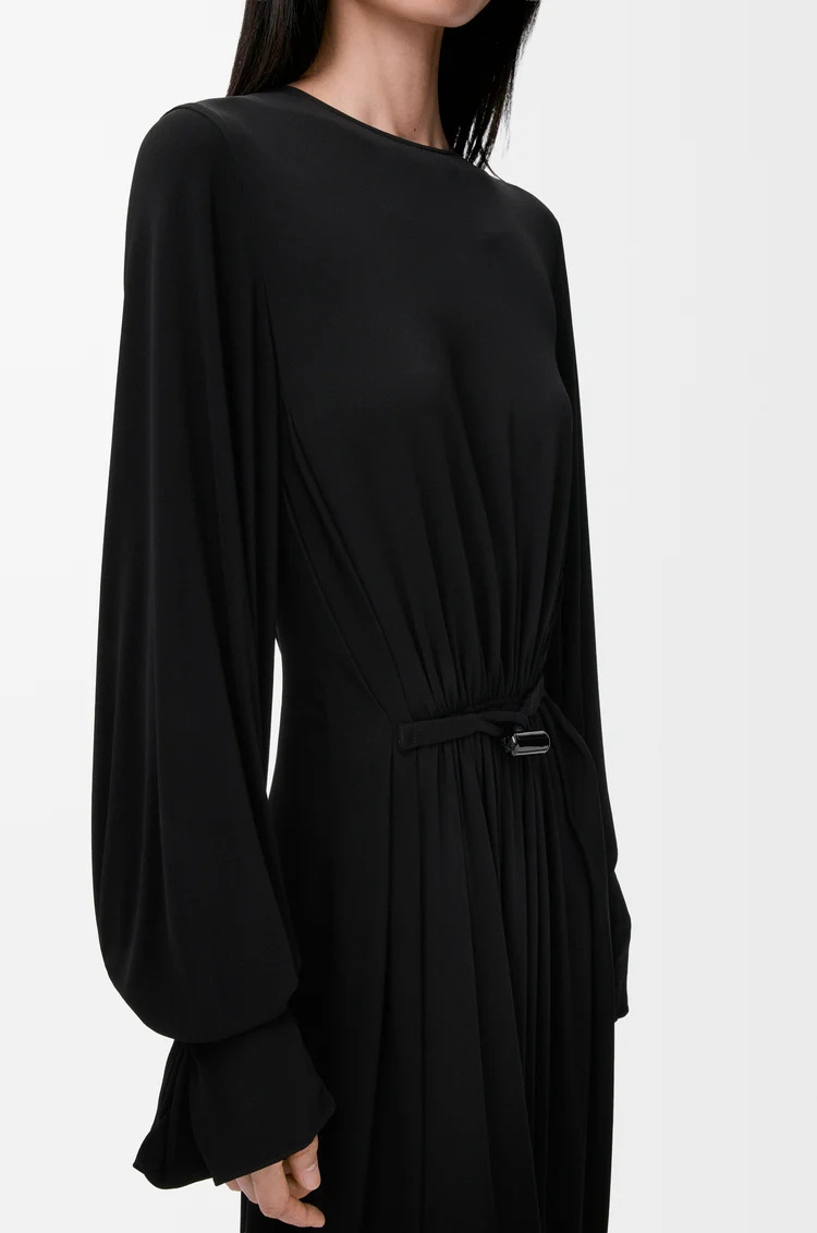 Loewe Dress In Viscose In Black